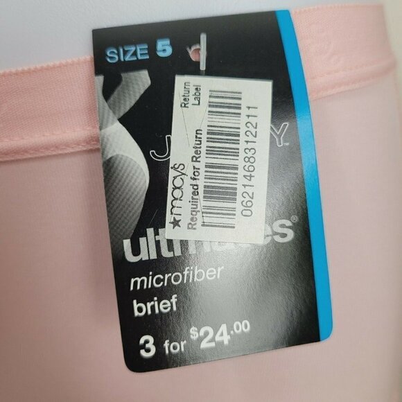 Jockey Ultimates Woman's Microfiber Full Brief Panty Pink Sz 5/Sm Discontinued - Picture 3 of 11
